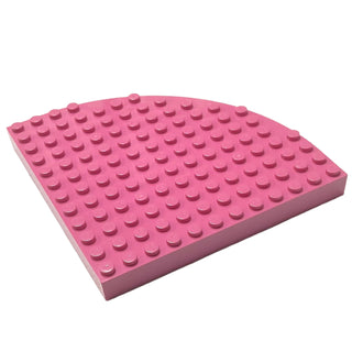 Brick, Round Corner 12x12, Part# 6162 Part LEGO® Dark Pink Very Good