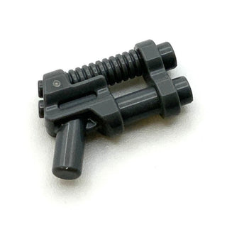 Minifigure Weapon, Two Barrel Pistol, Part# 95199 Part LEGO® Dark Bluish Gray  
