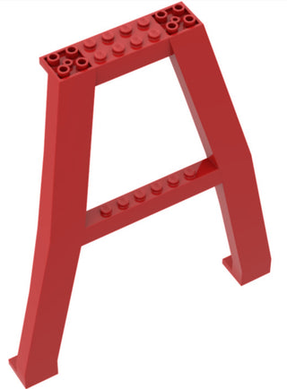 Support Crane Stand Double, Part# 2635 Part LEGO® Red  