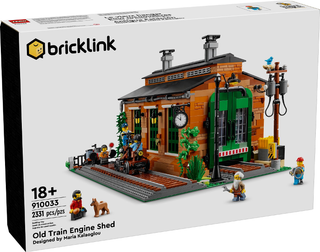 910033 - Old Train Engine Shed - EMPTY BOX ONLY Empty Box LEGO®