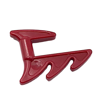 Minifigure, Weapon Blade with Bar Handle and Spikes, Part# 11601 Part LEGO® Dark Red