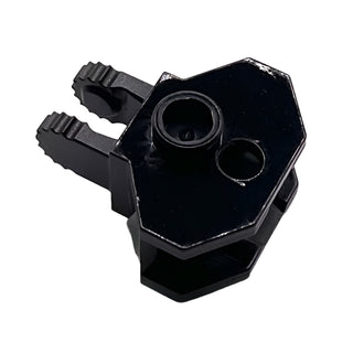 Hinge 1 x 2 Locking with 2 Fingers and Tow Ball Socket, Part# 30396 Part LEGO® Black