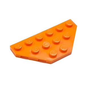 Wedge, Plate 3x6 Cut Corners, Part# 2419 Part LEGO® Orange  