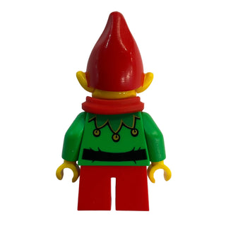 Elf - Red Hat and Scarf, Ice Skates, hol293 - LEGO® Holiday Minifigure