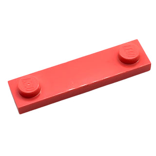 Plate, Modified 1x4 with 2 Studs with Groove, Part# 41740 Part LEGO® Coral