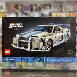 2 Fast 2 Furious Nissan Skyline GT-R (R34) Car, 42210 Building Kit LEGO®
