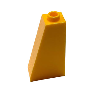 Slope 75 2 x 1 x 3 (Hollow Stud), Part# 4460b Part LEGO® Bright Light Orange  