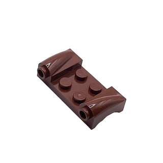 Vehicle, Mudguard 2 x 4 with Headlights and Curved Fenders, Part# 93590 Part LEGO® Reddish Brown