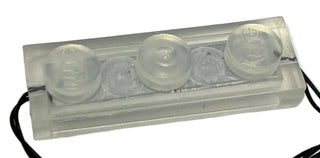 1x3 LED Light Up Plate, DIY System, Reconnectable, LB1x3-LA Custom Parts United Brick Co® RGB/Trans-Clear