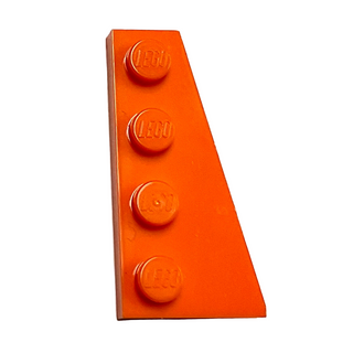 Wedge, Plate 4 x 2 Right, Part# 41769 41769 LEGO® Orange