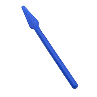 Minifigure Weapon, Pike/Spear Handle with Round End, Flexible Rubber, Part# 32373 Part LEGO® Blue