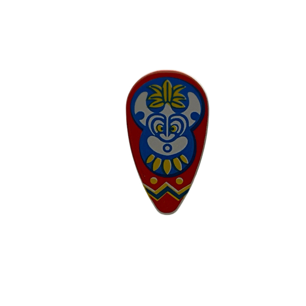 Shield Oval with Islanders Mask Pattern, 2586px10 – United Brick Co®