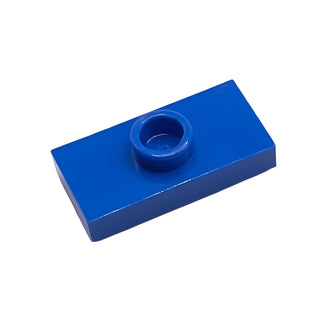 Plate, Modified 1x2 with 1 Stud with Groove (Jumper), Part# 3794b Part LEGO® Blue