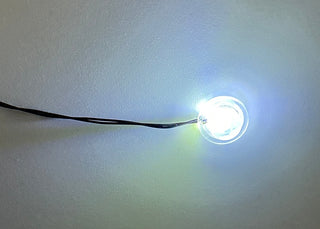 1x1 Stud LED Light-up Round Plate, USB Powered, LS1x1RP Custom Parts United Brick Co® White