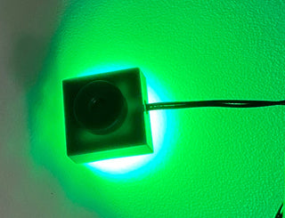 1x1 LED Light-up Plate, DIY System, LB1x1 DC Custom Parts United Brick Co® Green