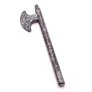Minifigure Weapon, Axe/Halberd, Part# 3848 Part LEGO® Speckle Black-Silver