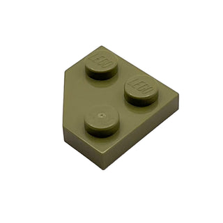 Wedge, Plate 2 x 2 Cut Corner, Part# 26601 Part LEGO® Olive Green