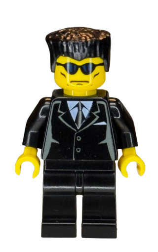 Suit Black, Flat Top, Blue Sunglasses, trn116 Minifigure LEGO®