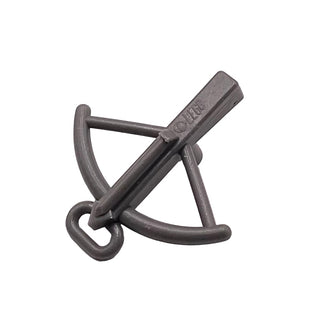 Minifigure, Weapon Crossbow, Part# 2570 Part LEGO® Dark Gray