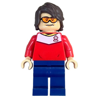 Soccer Spectator, Red Soccer Jersey, soc161 - LEGO® Sports Minifigure