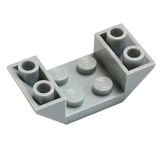 Slope, Inverted 45 4x2 Double with 2x2 Cutout, Part# 4871 Part LEGO® Light Bluish Gray