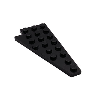Wedge, Plate 8 x 4 Wing Right, Part# 3934 Part LEGO® Black Very Good