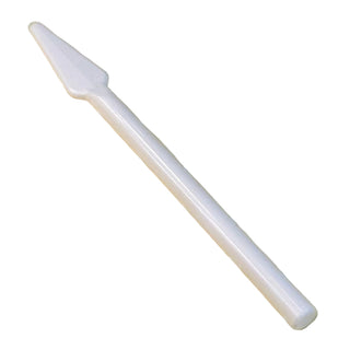 Minifigure Weapon, Pike/Spear Handle with Flat End, Part# 93789 Part LEGO® White