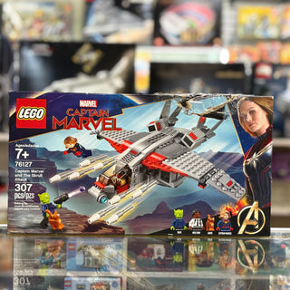 Captain Marvel and The Skrull Attack, 76127 - LEGO® Marvel Set Building Kit LEGO®