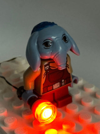 Light-Up Skeleton Crew Flashlight, USB & DIY System, LW-75374 Custom Parts United Brick Co®