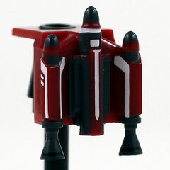 Trooper Jetpack Dark Red Trooper Inverted- CAC Custom Body Wear Clone Army Customs   