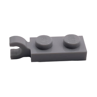 Plate, Modified 1x2 with Clip on End (Horizontal Grip), Part# 63868 Part LEGO® Light Bluish Gray