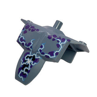 Large Figure Torso Armor Shoulder Studs with Lightning Pattern, Part# 24301pb04