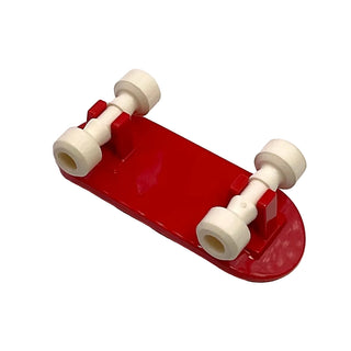 Skateboard with Mag Wheel Holders and White Mag Wheels, Part# 45917c01