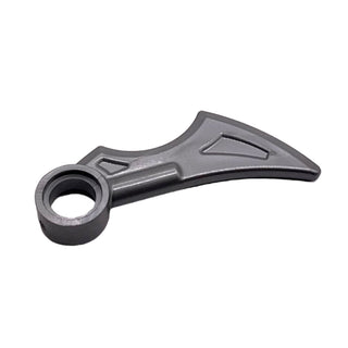Wing 1x4 with Pin Hole, Part# 98347 Part LEGO® Flat Silver