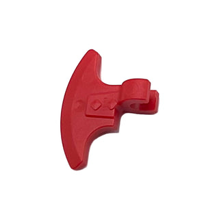 Minifigure, Weapon Axe Head with Clip, Part# 53454 Part LEGO® Red