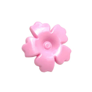 Friends Accessories Hair Decoration, Flower with Serrated Petals and Small Pin, Part# 93080h Part LEGO® Bright Pink