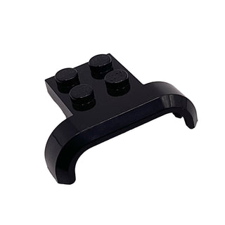 Vehicle, Mudguard 4 x 3 x 1 with Arch Curved, Part# 28326 Part LEGO® Black