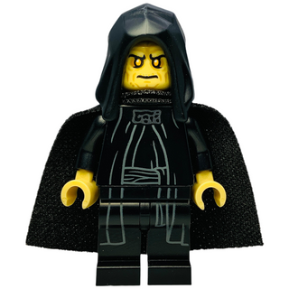 Emperor Palpatine Spongy Cape, Hood Basic, Yellow Eyes, sw1263 Minifigure LEGO® Like New