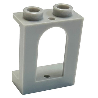 Window 1 x 2 x 2 Castle, Part# 90195 Part LEGO® Light Bluish Gray
