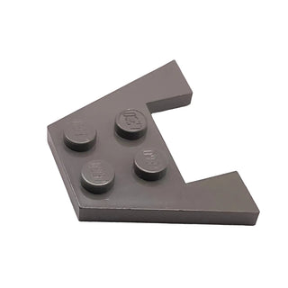 Wedge, Plate 3 x 4 without Stud Notches, Part# 4859 Part LEGO® Dark Gray