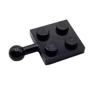 Plate, Modified 2x2 with Tow Ball, Part# 3729 Part LEGO® Black