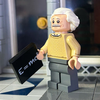Albert Einstein Minifig - B3 Customs Custom minifigure B3 Customs
