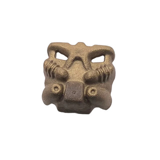 Bionicle Krana Mask Bo, Part# 42042bo Part LEGO® Flat Dark Gold