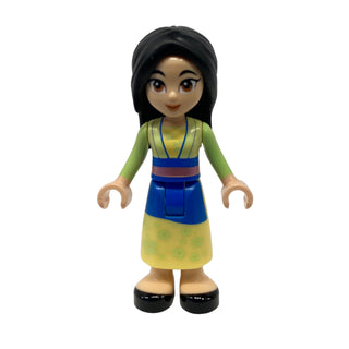 Mulan - Yellowish Green and Bright Light Yellow Robe, dis124 Minifigure LEGO®
