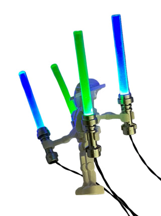 General Grievous LED Light-Up Lightsabers, USB & DIY System, LSU-GG Custom Parts United Brick Co®