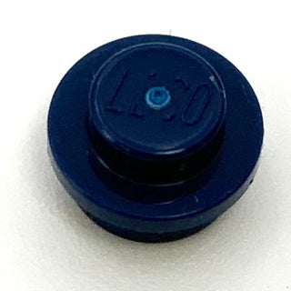 Plate Round 1x1, Part# 4073 Part LEGO® Dark Blue  