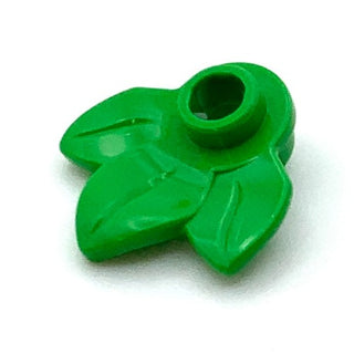 Plant Plate w/ 3 Leaves, Part# 32607 Part LEGO® Bright Green  