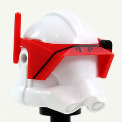 Detail Red Visor Style- CAC Custom Headgear Accessory Clone Army Customs Black  