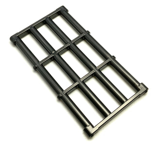Bar 1x4x6 Grille with End Protrusions, Part# 92589 Part LEGO® Pearl Dark Gray  