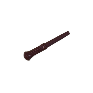 Minifigure, Utensil Wand, 4-Rib Handle with Rounded End, Part# 5416a Part LEGO® Reddish Brown